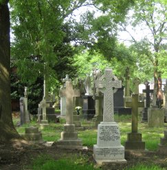 View of Gravestone location