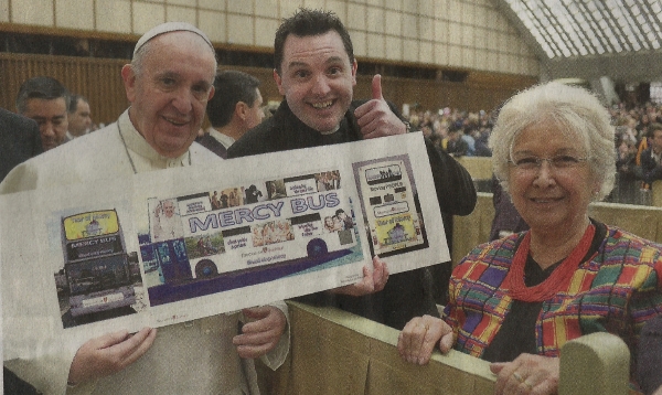 Fr Frank with Pope Francis